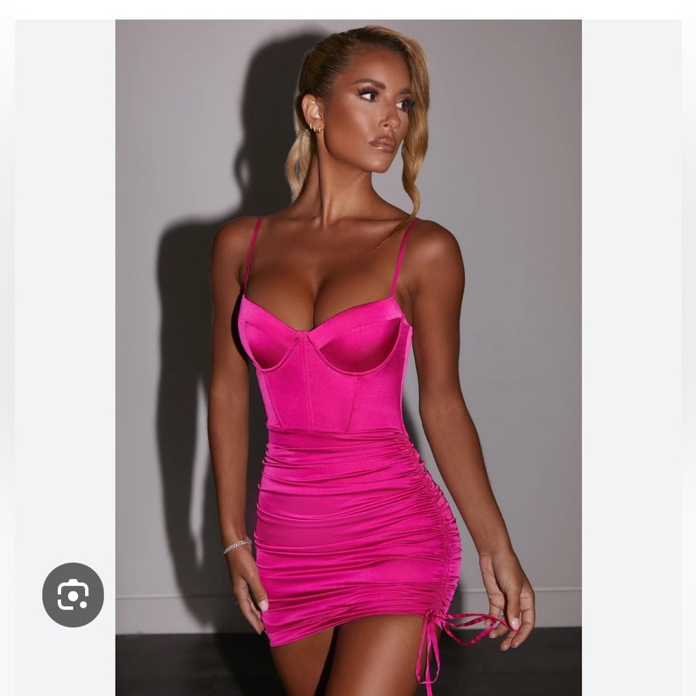 Oh Polly pink mini dress